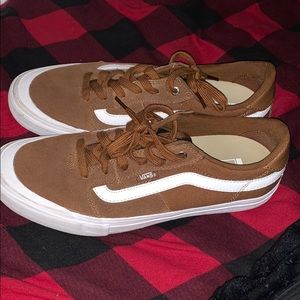 orange-brown vans